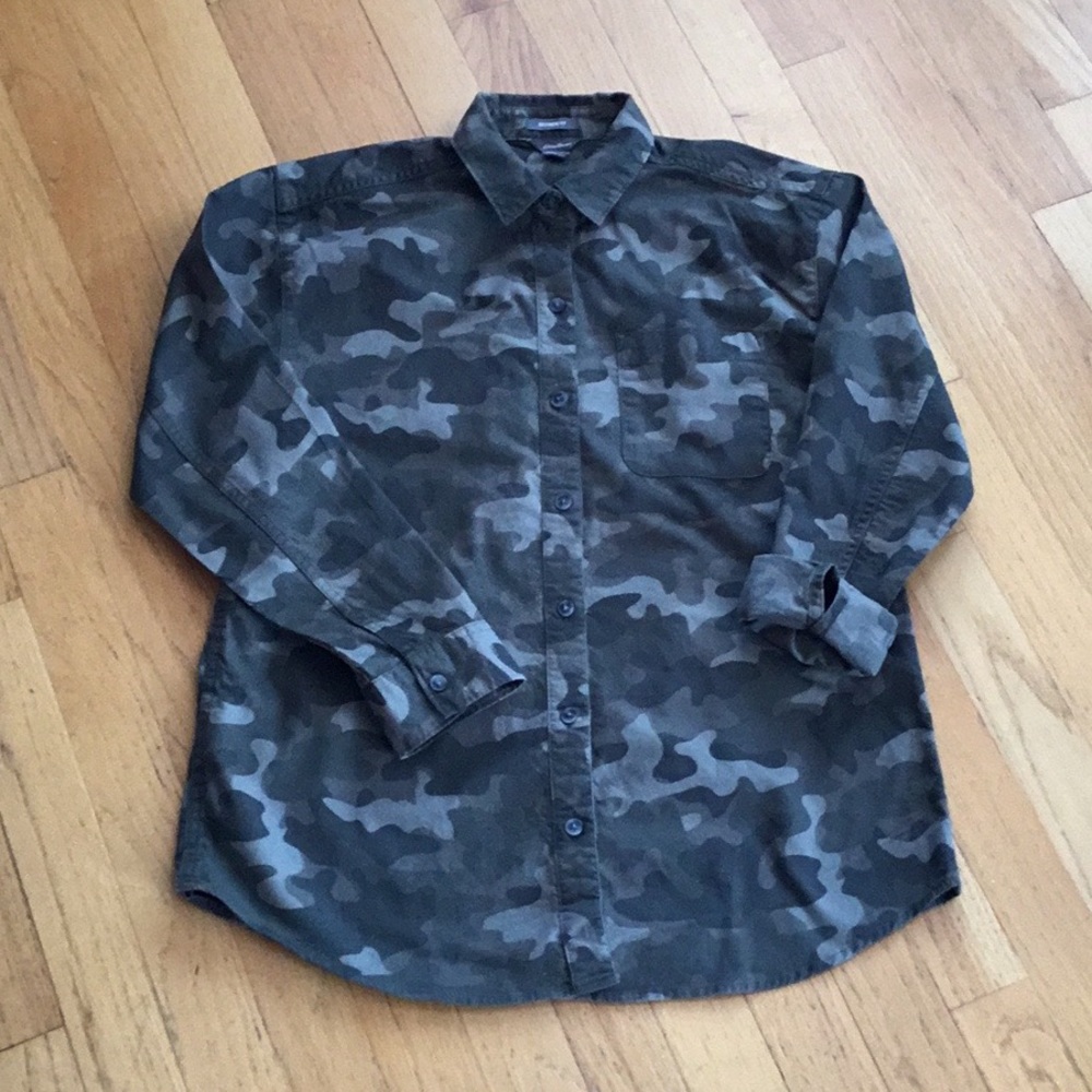 Eddie Bauer Camouflage Button Down